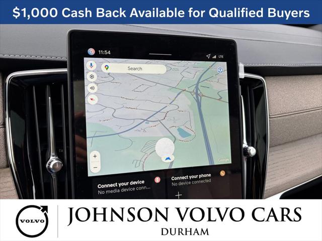 2026 Volvo XC90 Ultra, B6 AWD Gas (mild hybrid), Gasoline, Bright, 7 Seats