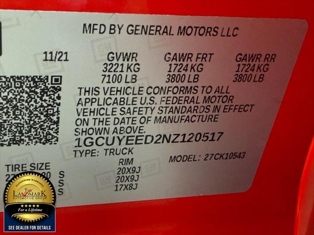 2022 Chevrolet Silverado 1500 4WD Crew Cab Short Bed RST
