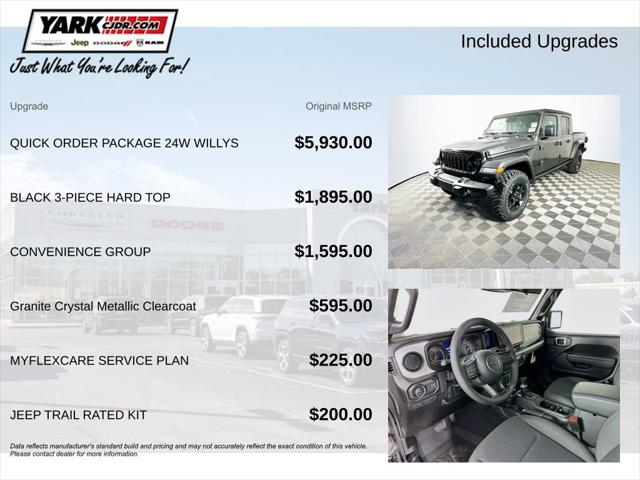 2026 Jeep Gladiator GLADIATOR WILLYS 4X4