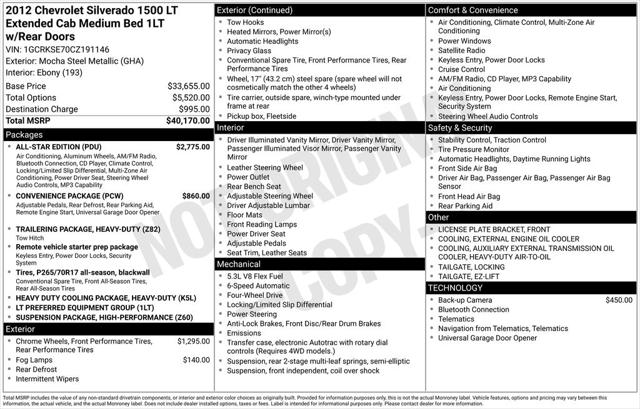 2012 Chevrolet Silverado 1500 LT 2012 Chevrolet Silverado 1500 LT