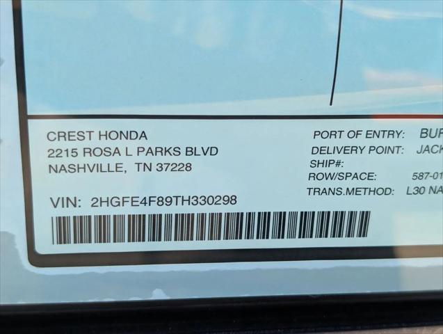 2026 Honda Civic Sport