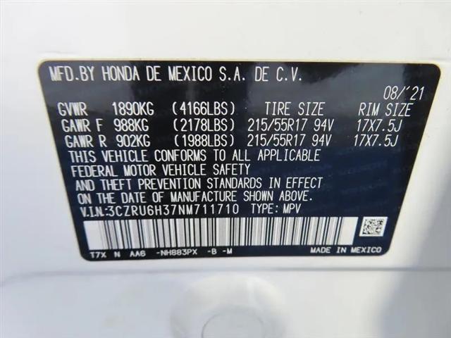 2022 Honda HR-V AWD LX