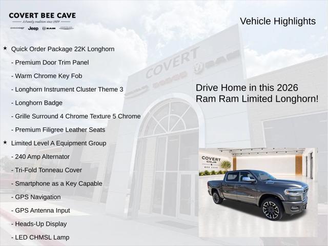 2026 Ram 1500 Limited Longhorn Crew Cab 4x4 57 Box