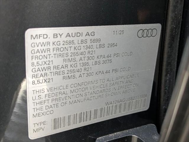 2025 Audi SQ5 Premium Plus TFSI quattro S tronic