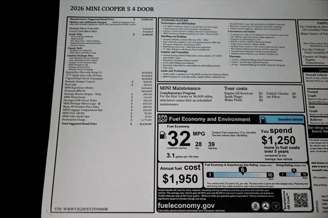 2026 MINI Hardtop Cooper S