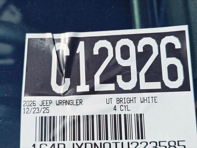 2026 Jeep Wrangler Sport