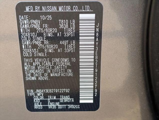 2026 Nissan Armada Platinum