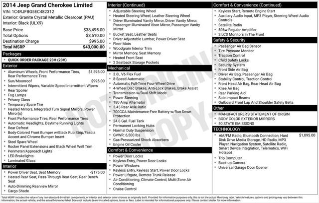 2014 Jeep Grand Cherokee Limited