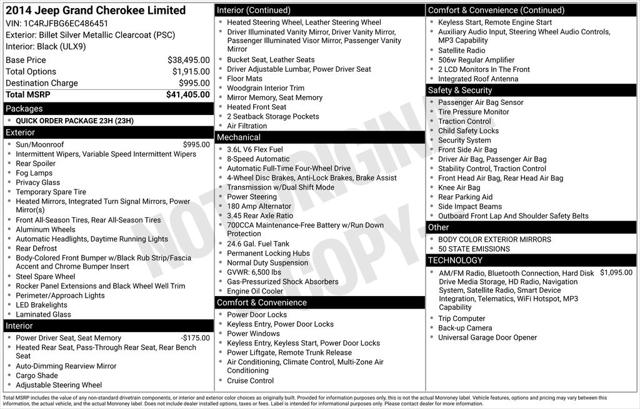 2014 Jeep Grand Cherokee Limited