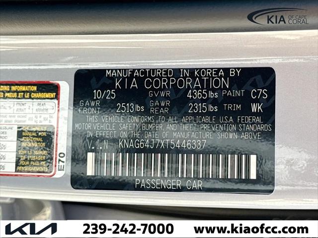 2026 Kia K5 GT-Line FWD