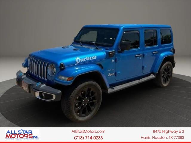 2023 Jeep Wrangler 4xe Sahara 4x4 for sale in Houston, TX