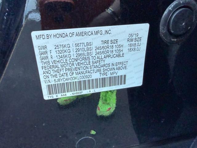 2019 Acura MDX Standard
