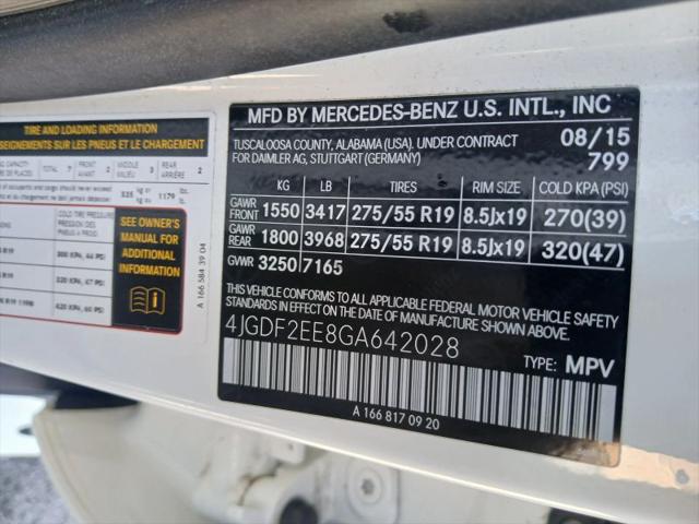 2016 Mercedes-Benz GL 4MATIC