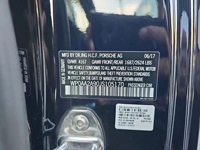 2018 Porsche 911 Carrera 4