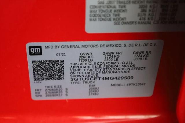2021 GMC Sierra 1500 4WD Crew Cab Short Box Elevation