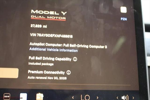 2022 Tesla Model Y Performance Dual Motor All-Wheel Drive