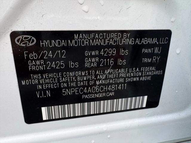 2012 Hyundai Sonata SE