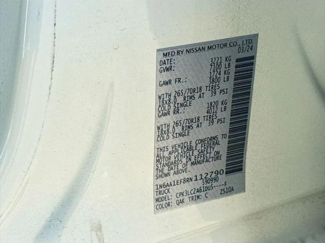 2024 Nissan Titan Crew Cab SV 4x2