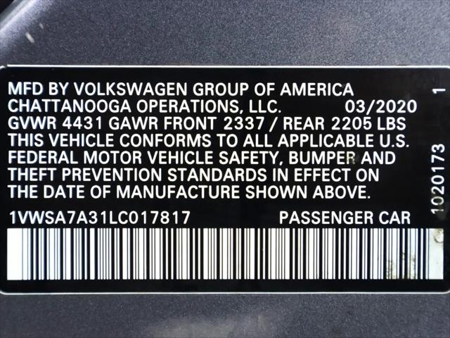 2020 Volkswagen Passat 2.0T SE