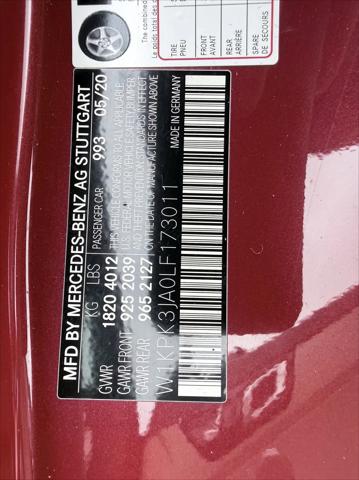 2020 Mercedes-Benz C-CLASS C 300 SLC 300