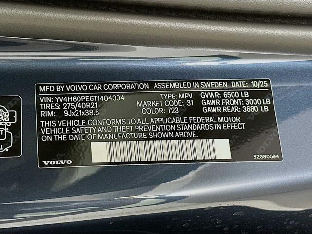 2026 Volvo XC90 Plug-In Hybrid Plus, T8 AWD, Electric/Gasoline, Bright, 7 Seats