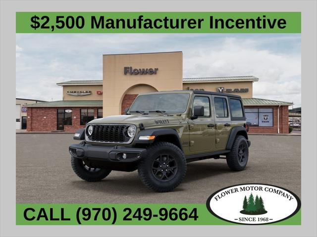 2026 Jeep Wrangler 4-Door Willys 4x4 for sale in Montrose, CO