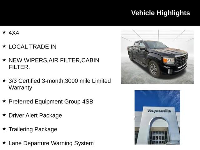 2021 GMC Canyon 4WD Crew Cab Short Box AT4 - Leather