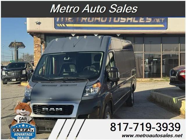 2021 Ram ProMaster Cargo Van High Roof 159" WB EXT for sale in Arlington, TX