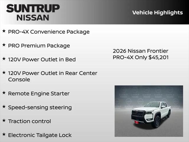 2026 Nissan Frontier Crew Cab PRO-4X 4x4