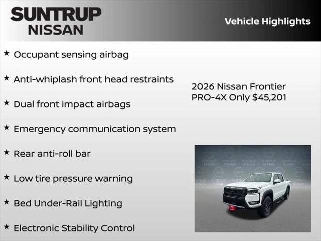 2026 Nissan Frontier Crew Cab PRO-4X 4x4