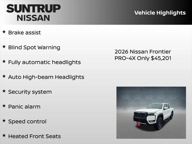2026 Nissan Frontier Crew Cab PRO-4X 4x4