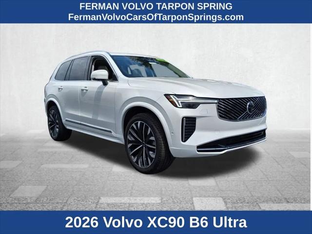 2026 Volvo XC90 Ultra, B6 AWD Gas (mild hybrid), Gasoline, Bright, 7 Seats for sale in Tarpon Springs, FL