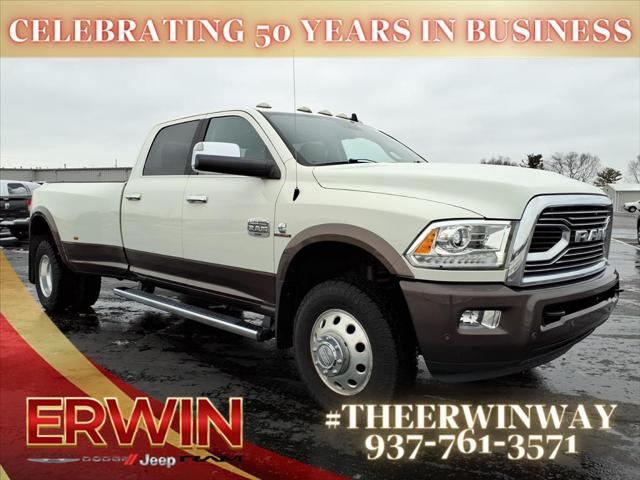 2018 RAM 3500 Laramie Longhorn Crew Cab 4x4 8 Box