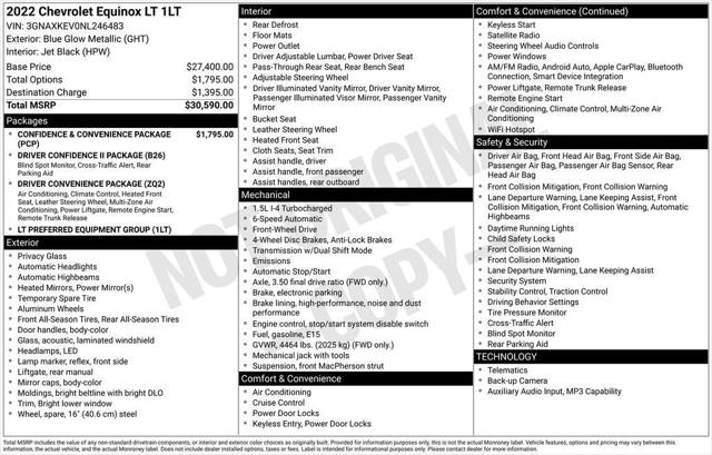 2022 Chevrolet Equinox FWD LT