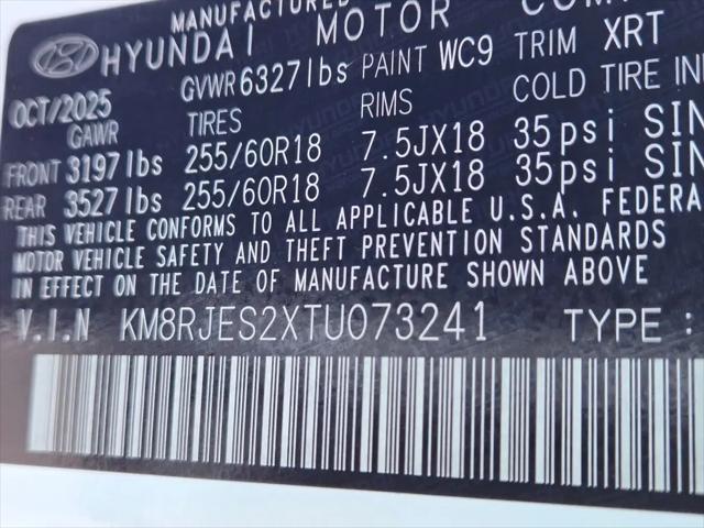 2026 Hyundai Palisade XRT Pro