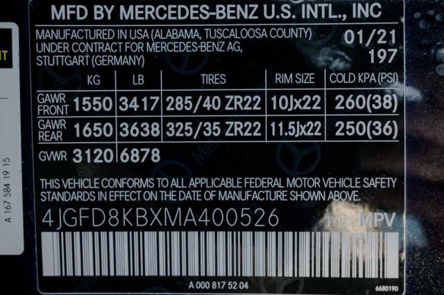 2021 Mercedes-Benz GLE AMG GLE 63 S 4MATIC
