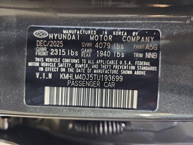 2026 Hyundai Elantra Hybrid SEL Sport