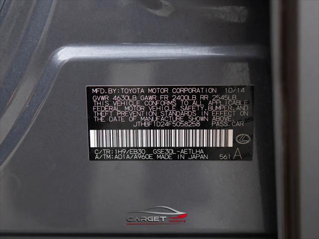 2015 Lexus IS 250 Crafted Line