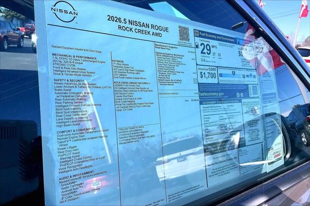 2026 Nissan Rogue Rock Creek
