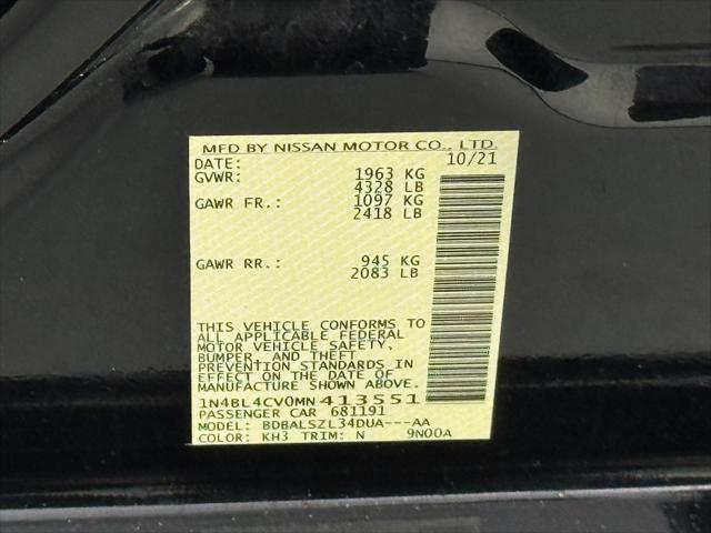 2021 Nissan Altima SR FWD
