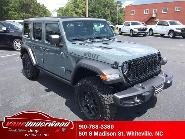 2026 Jeep Wrangler 4-Door Willys 4x4 for sale in Whiteville, NC
