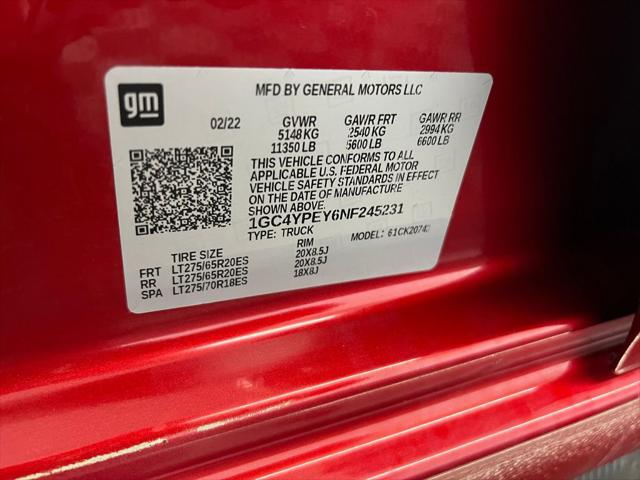 2022 Chevrolet Silverado 2500HD 4WD Crew Cab Standard Bed LTZ