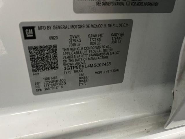 2021 GMC Sierra 1500 4WD Crew Cab Short Box AT4
