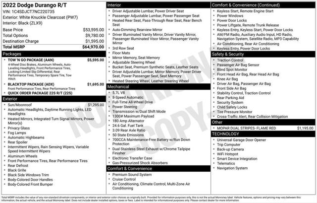 2022 Dodge Durango R/T AWD