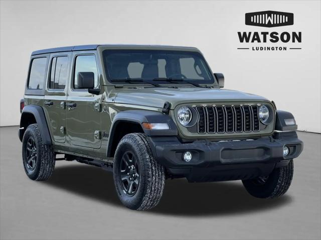 2026 Jeep Wrangler 4-Door Sport S 4x4 for sale in Ludington, MI