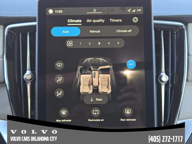 2026 Volvo XC90 Plus, B6 AWD Gas (mild hybrid), Gasoline, Bright, 7 Seats