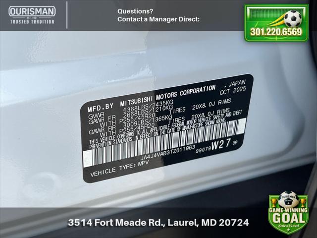 2026 Mitsubishi Outlander SE 1.5T S-AWC