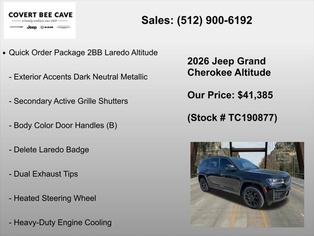 2026 Jeep Grand Cherokee Altitude 4x4