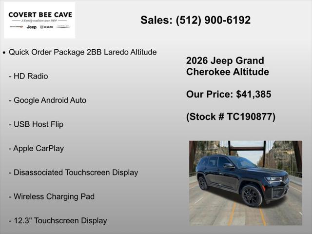 2026 Jeep Grand Cherokee Altitude 4x4