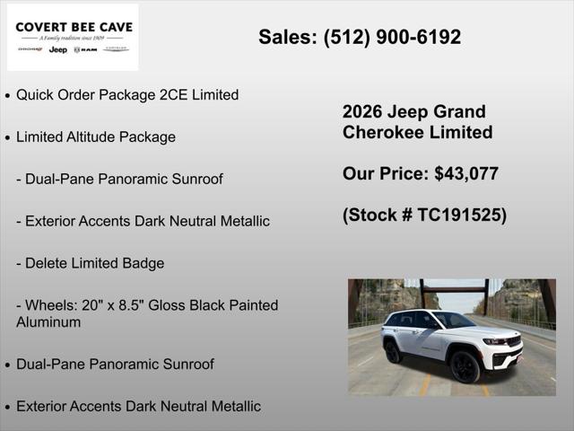 2026 Jeep Grand Cherokee Limited 4x4